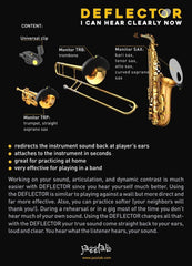 DEFLECTOR by JazzLab for Alto/Tenor/Bari Sax or Trumpet/Trombone/Straight Soprano Sax